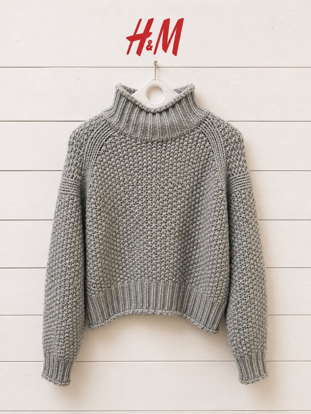 H&M – CHUNKY TURTLENECK SWEATER – SIZE S